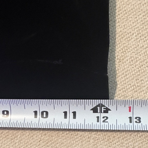 Maeve by Anthropologie Black Velvet Wide-Leg Pants measurements included - Picture 7 of 9